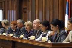 20 October 2011 National Assembly Speaker Prof. Dr Slavica Djukic-Dejanovic at the public hearing on “Adolescent Health Care in Light of New Legal Provisions"